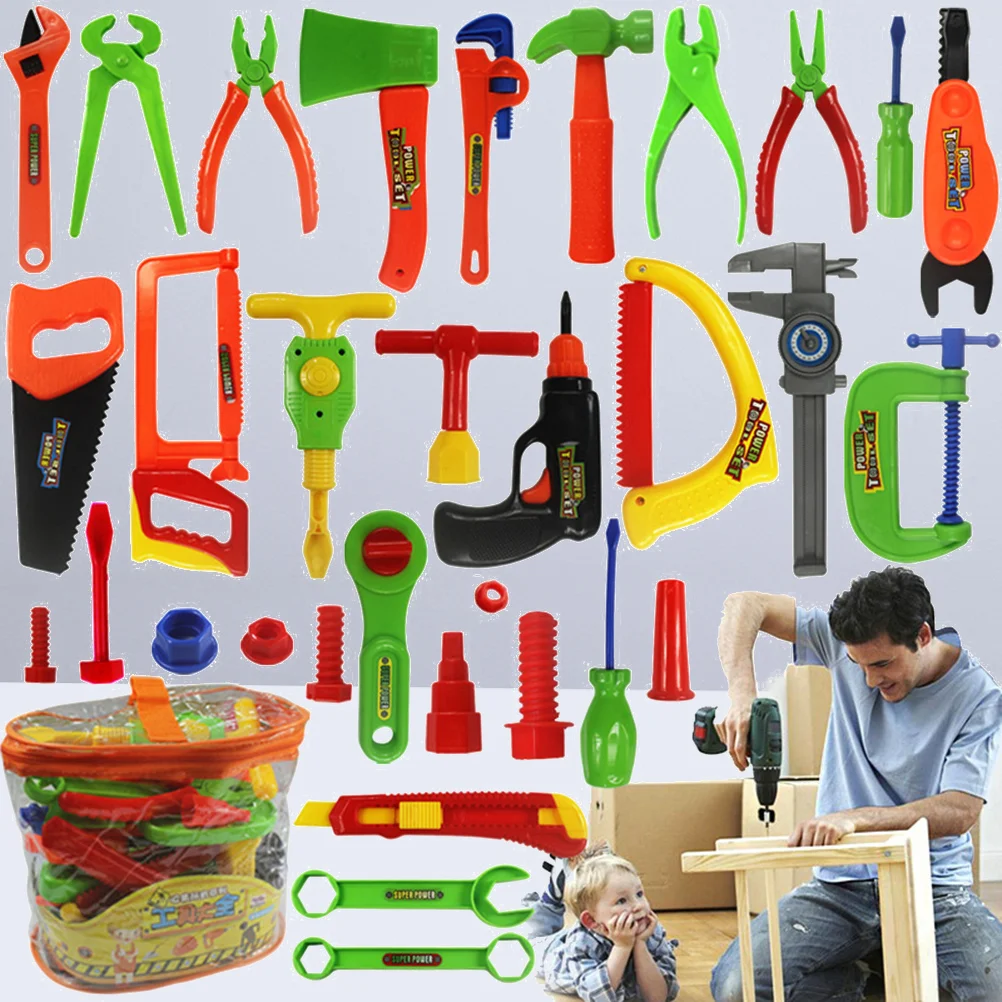 

1 Set Children Repair Tools Toy Kids Role Play Pretend Play Toy Set Educational Learning Toys (Random Color)