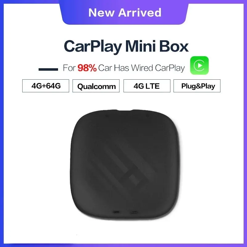 Carplay Ai Box Mini Android 11.0 Box Apple Car Play Wireless Android Auto Per Volvo Ford Benz Vw Netflix Car Multimedia Play
