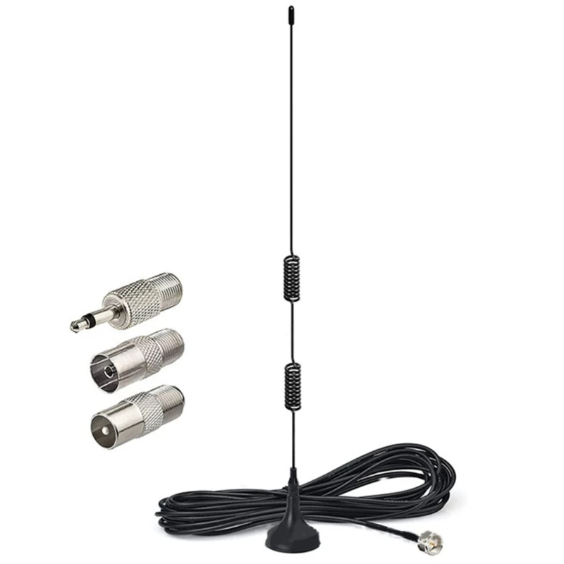 

50 ohm FM Antenna Stereo Receiver Home Theater Receiver Tuner Base FM Radio Antenna for Indoor Video L41E