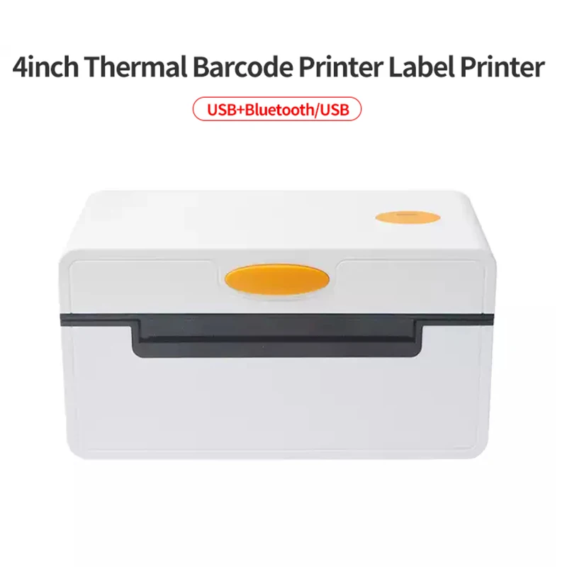 Impresora de etiquetas térmica directa de escritorio USB fabricante de etiquetas de código de barras térmico de 110 mm de ancho Impresión de alta velocidad Ancho ajustable para Windows/MacOS 