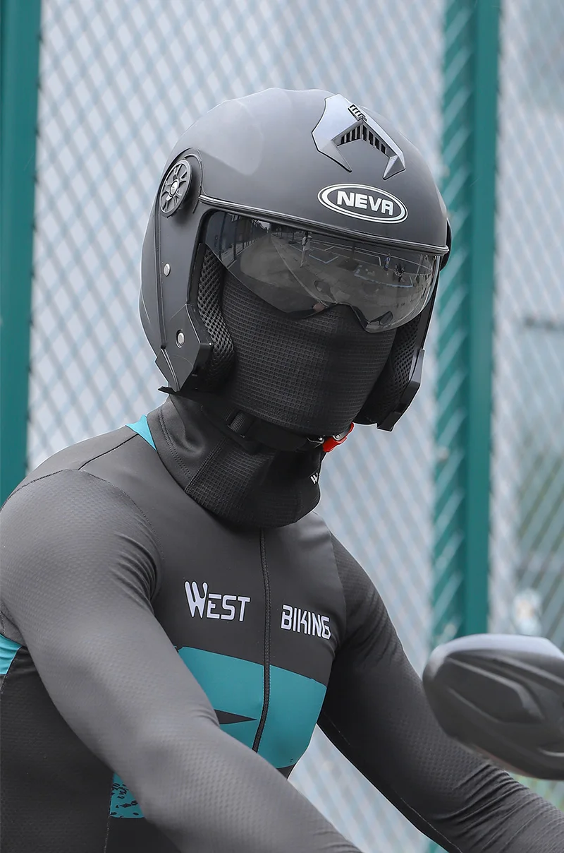 WEST BIKING Männer Frauen Radfahren Kappe Winter Warm Lauf Schal Sturmhaube Winddicht Staubdicht Fahrrad Vollgesichtsmaske Kopfbedeckung Ski Hut – Detail 12