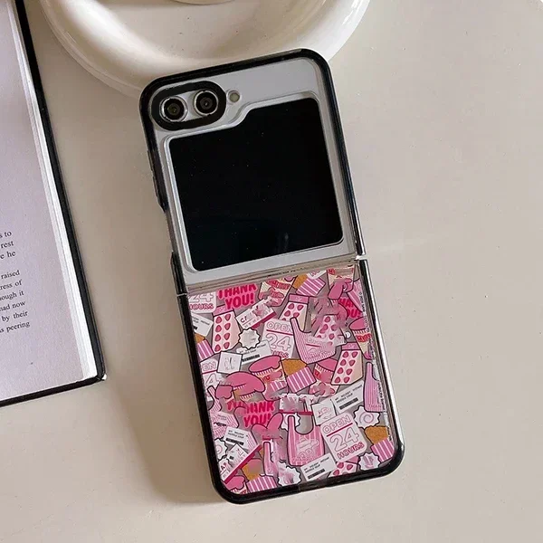 Cute Rabbit Phone Case for Samsung Galaxy Z Flip 3 4 5