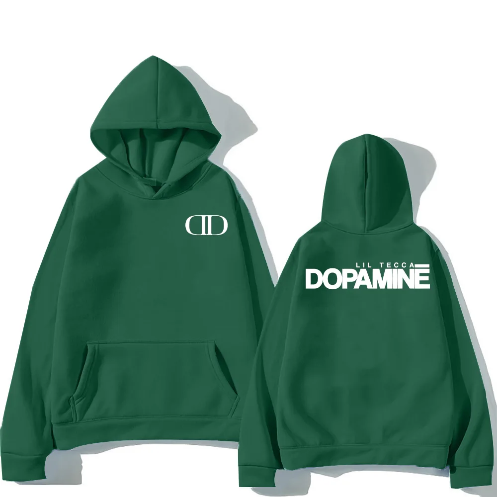 Rapper Lil Tecca Dopamine Album Merch Hoodie Men Women Long Sleeve