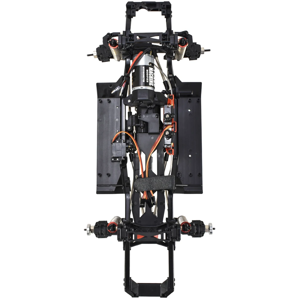 With Tires AUSTARHOBBY RC 313mm 2 Speed Transmission Chassis Frame with Differential Portal Axle for Traxxas TRX 4 1/10 Crawler Car Parts 