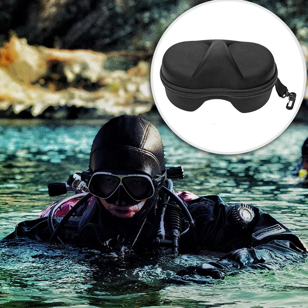 1/2/4/6PCS EVA Protective Container Case Portable Underwater Protective Storage Box Scuba Mask Case for Diving Masks Glasses