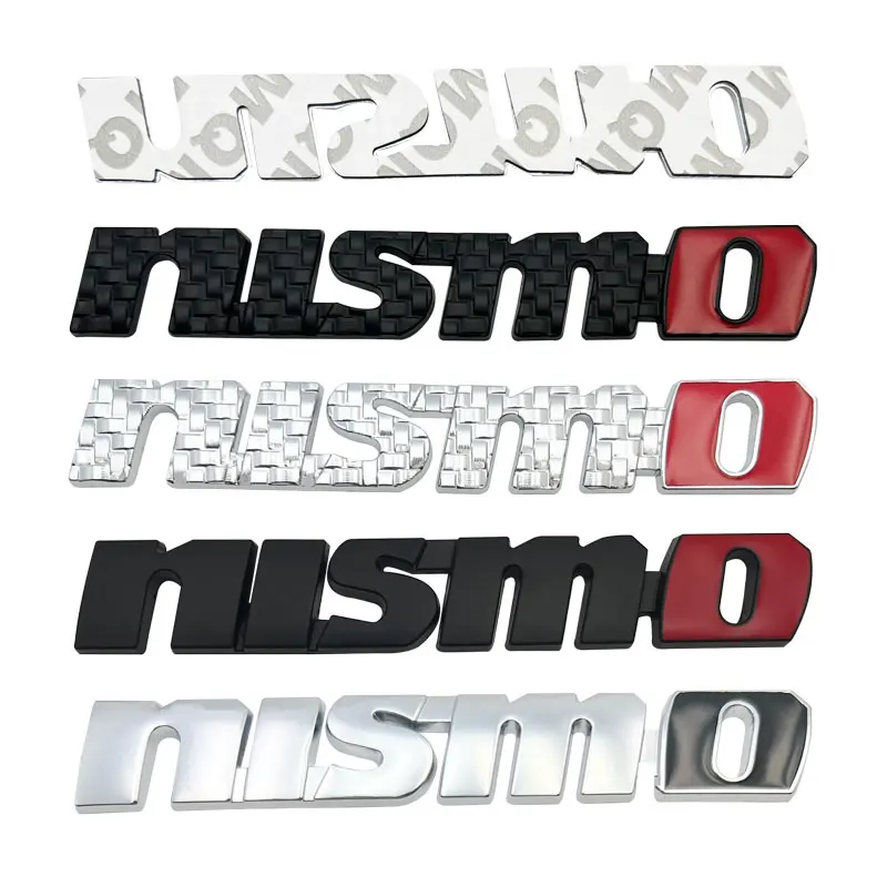 3D Lega Di Metallo Emblema Distintivo Adesivo Decalcomania Accessorio Auto Per Nismo Gtr Nismo Almera Tiida Sunny Qashqai Juke X-Trai Marzo Livina