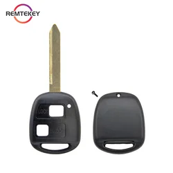 REMTEKEY Uncut Blade Remote Entry Car Key Case Fob Shell For Lexus RX300 ES300 LS400 GX460 For Toyota Corolla Land Cruiser