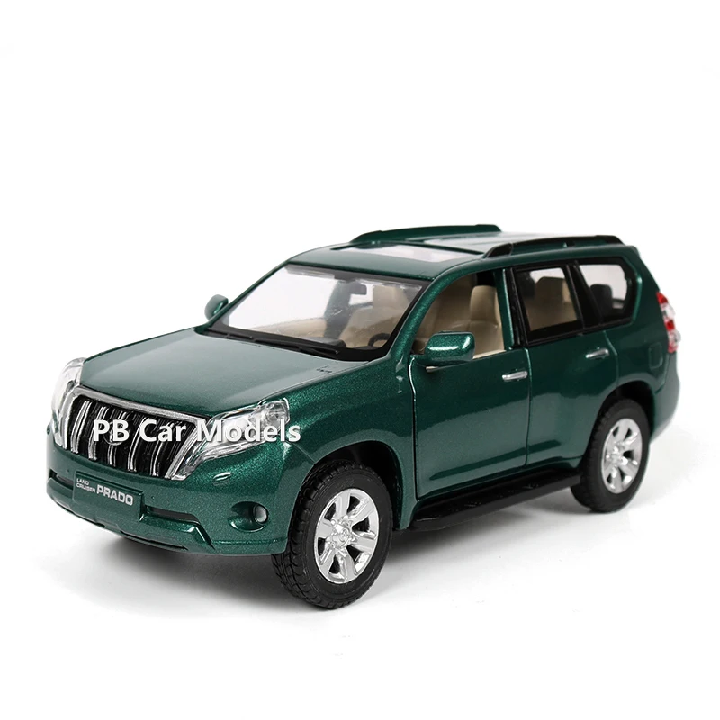 

Sound and Light Toys Prado SUV 1:32 Alloy Simulation Car Model + Small Toys
