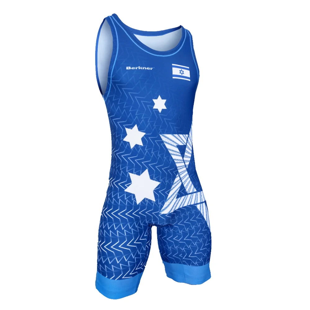 Men's Wrestling Singlet UWW Representative, powerlifting singlet