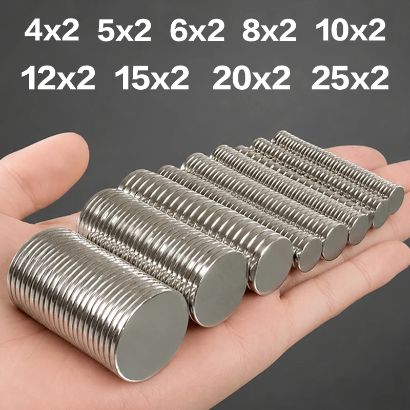 Ultra-Strong Round Neodymium Magnets for Home, DIY, and Office Use