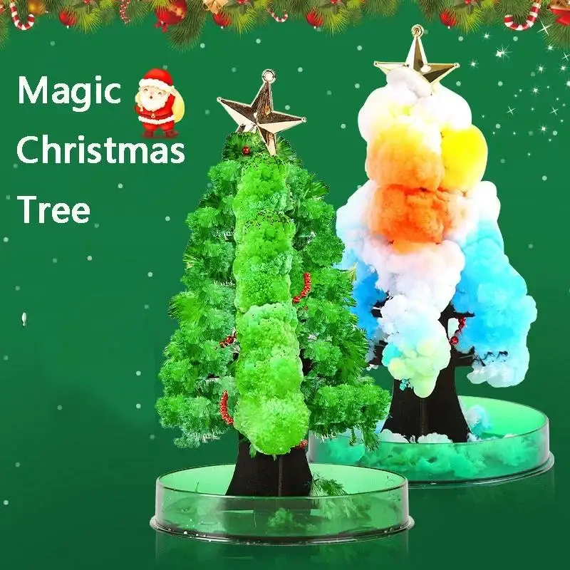 

Magic Growing Paper Christmas Tree Sakura Tree Magical Christmas Trees Desktop Cherry Tree InterestingParty decoration toys