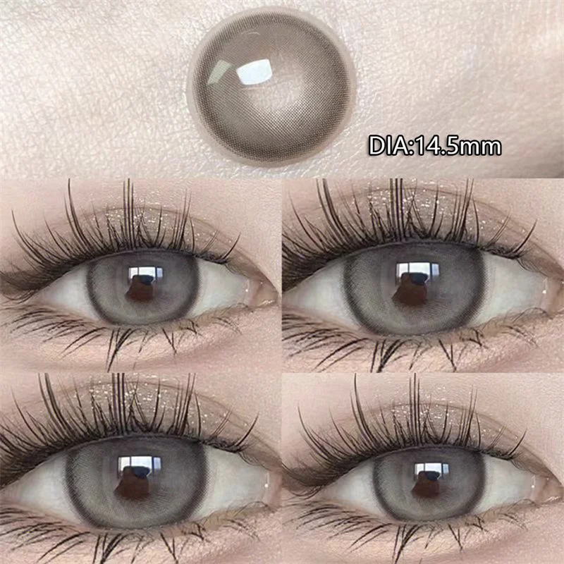Lentillas de Color azul con dioptrias lentes de contacto miopes Color azul moda coreana envio gratis 1 par 2 piezas