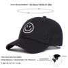 Children Smiling Embroidery Baseball Caps Spring Summer Outdoor Adjustable Casual Hats Boy Girl Travel Sunscreen Hat 6