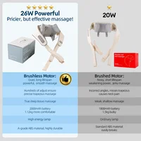 Foreverlily 26W Brushless Motor Neck And Shoulder Massager Wireless Shoulder And Back Kneading Massage Shawl Neck masajeador 2