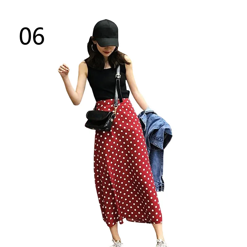 New fashion women's skirt summer casual chiffon women's skirt
