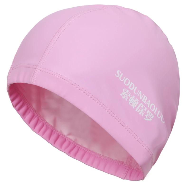 

Swimming Accessories Adults Men/Women High Elastic Waterproof PU Fabric Protect Ears Long Hair Sports Swim Pool Hat Swimming Cap