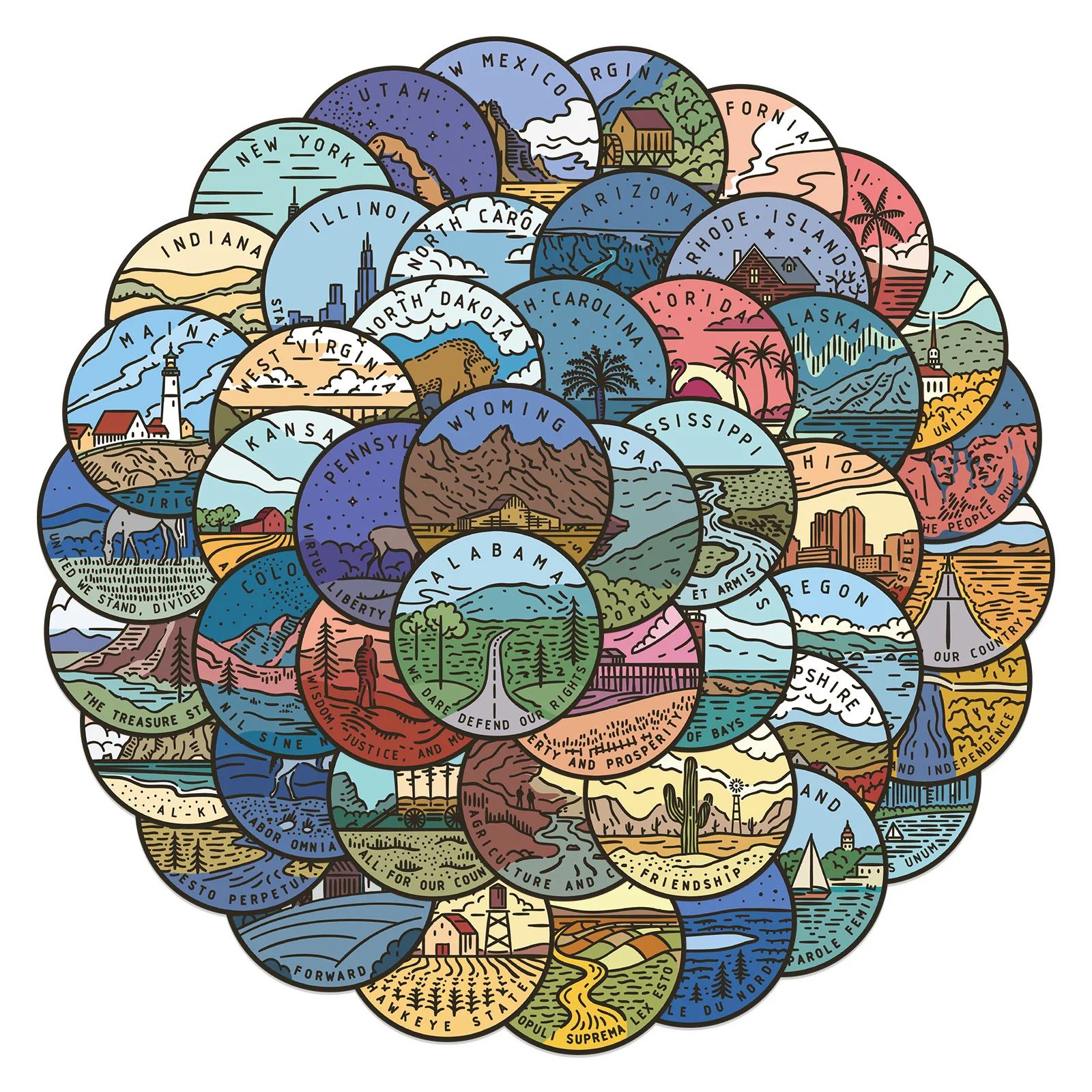 

10/30/50 шт., водонепроницаемые наклейки для шлема, гитары