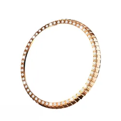 Luxurious Metal Bezel with Diamond Accents - Watch8 Classic 46mm (Plated rose gold)