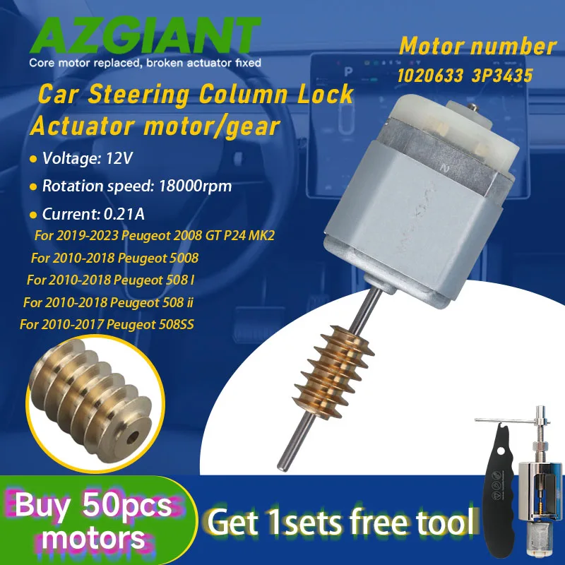 1020633 3 P3435 Auto Esl/Elv Sterzo Blocco Motore Ingranaggio A Vite Senza Fine Per Peugeot 2008 Gt P24 Mk2/5008/508 I/508 Ii/508 Ricambi Auto Fai Da 