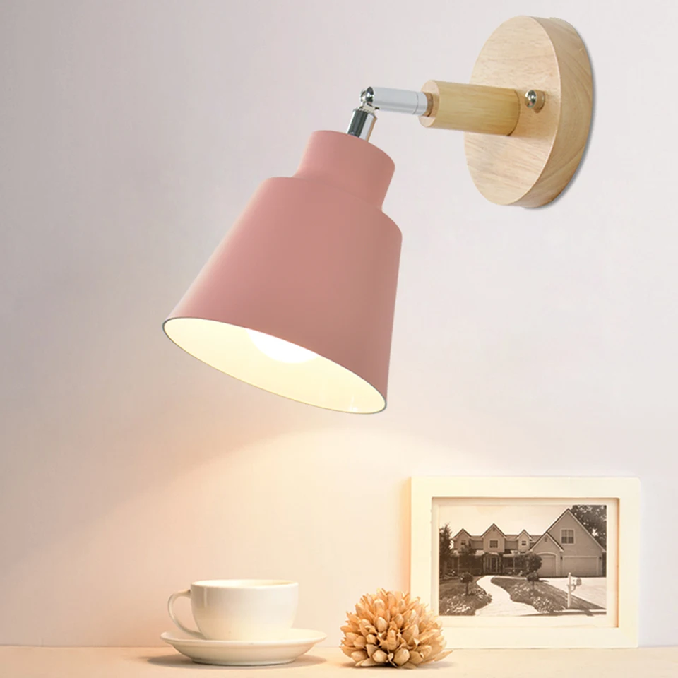Nordic Wooden Wall Lamp 5
