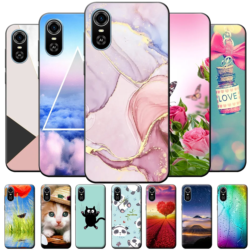 Custodia Per ZTE Blade A31 Plus – Cover In Silicone TPU Nero, Morbida E Anti Graffio, CX26
