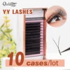 Qeelasee 10 pcs/lot Y-shape Lashes Hand-woven Faux Mink YY Eyelashes Super Soft False Eyelash Grafting Russian volume Lashes 1