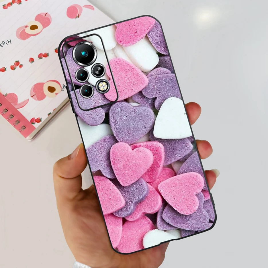 Cute Painted Soft Silicone Phone Case Back Cover Bumper