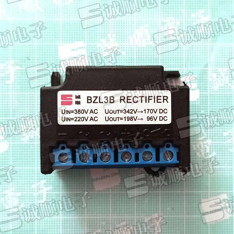 

BZL3B RECTIFIER UIN=380V AC UOUT=342V 170V new and original