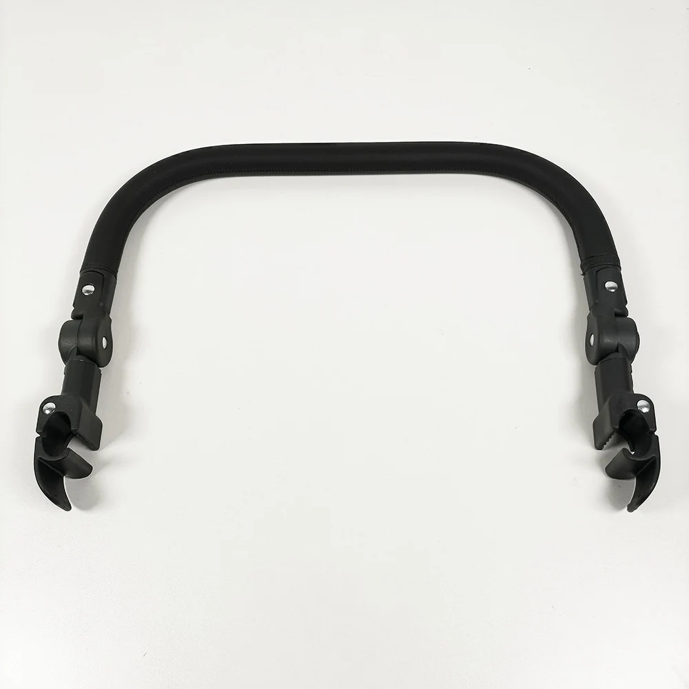 Baby Armrest For Bugaboo Bee/3/5/6 Buggy Bumper Bar With Leather Cover Clamp Openable Foldable Stroller Replace Accessories