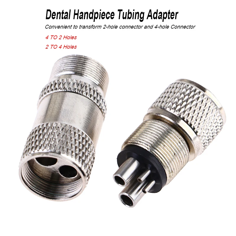 

2 Types Dental Turbine Adapter For High Speed Handpiece Quick Connector Dentistry Chair Tube Hose Changer Form Dentista Tools