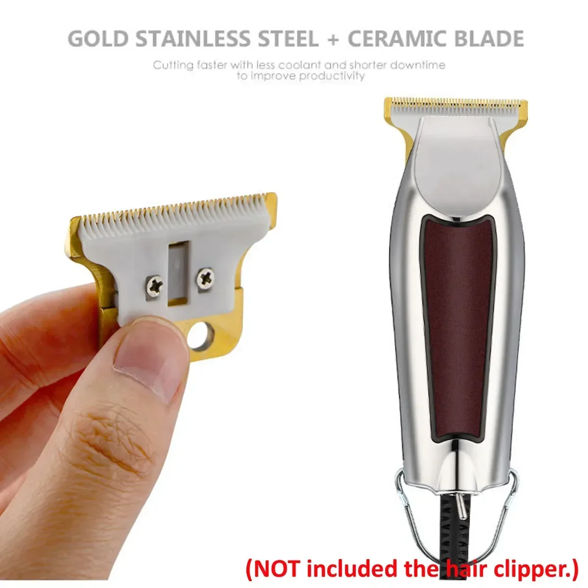 Barber hair clipper blade replace blade cutter head for WAHL 8081 hair clipper trimmer hair cutting razor haircut machine salon accessories set metal tool