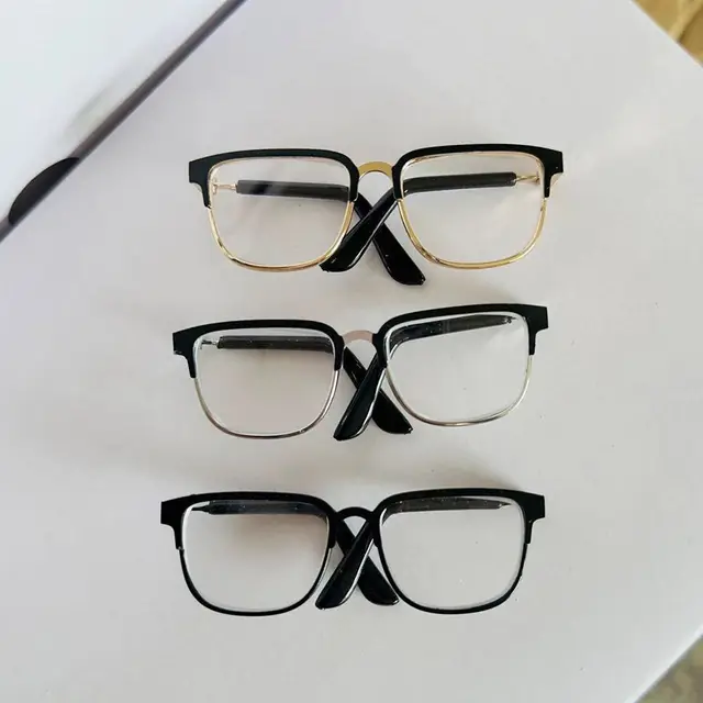 6 Pairs Doll Glasses – Mini Metal Frame Eyewear For Dolls, Pets, Cosplay & Craft Accessories - View #10