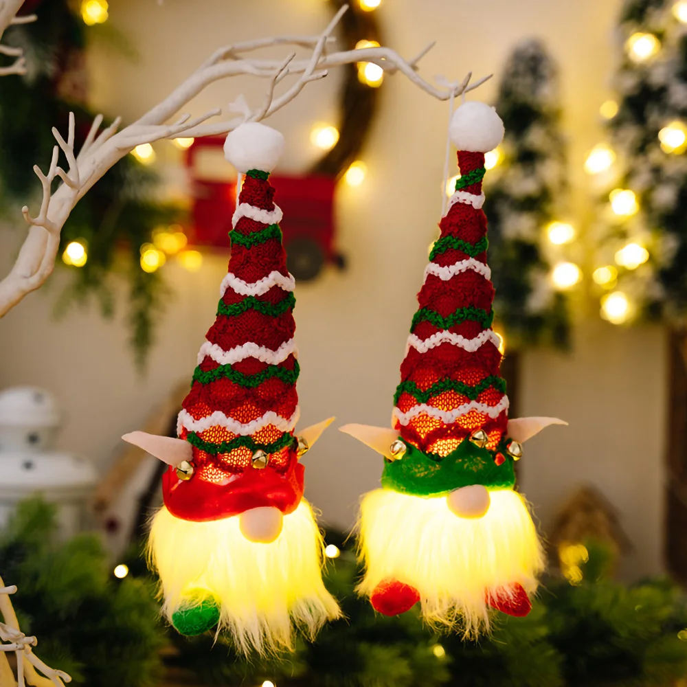 Lot de 3 Lutin de Noël Figurine Farceur Accessoires Tradition