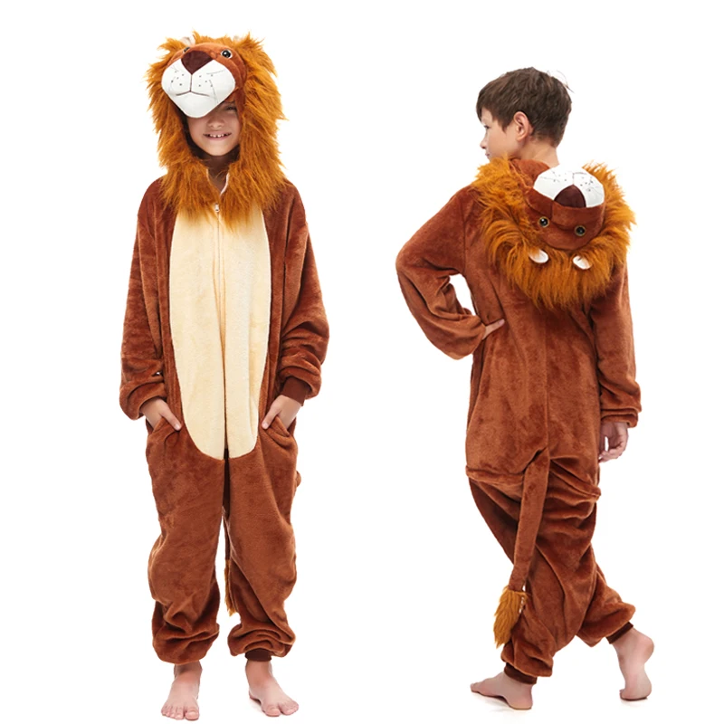Child Boys Dinosaur Kigurumi Pajamas Baby Toddler One Piece Hooded Jumpsuit Kids Onesies 4 6 8 10 12 Years Children Pijamas kids pajamas