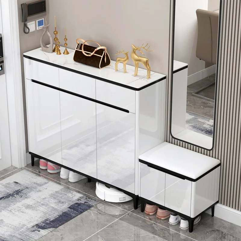

Living Room Shoe Rack Ultra ThinSpace Saving Display Shoe Luxury Shoe Cabinet Organizer Meubles Chaussures Home Furniture