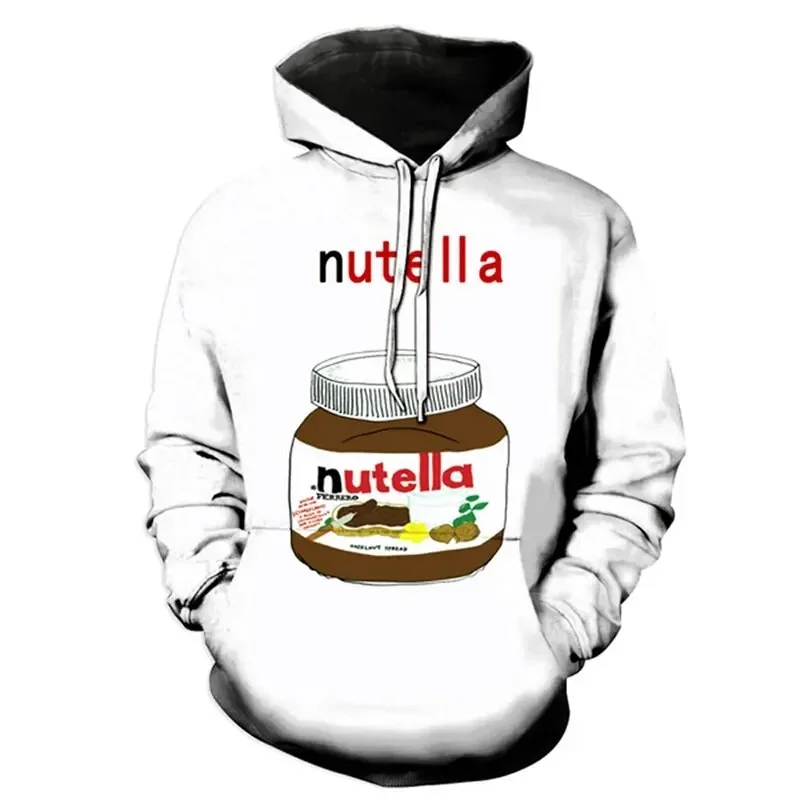 thumbnail image 1 of Sudadera con capucha para hombre con estampado 3D de caramelos y frijoles, nueva moda urbana divertida, jersey de otoño e invierno, ropa para hombre de gran tamaño, 1 of 4