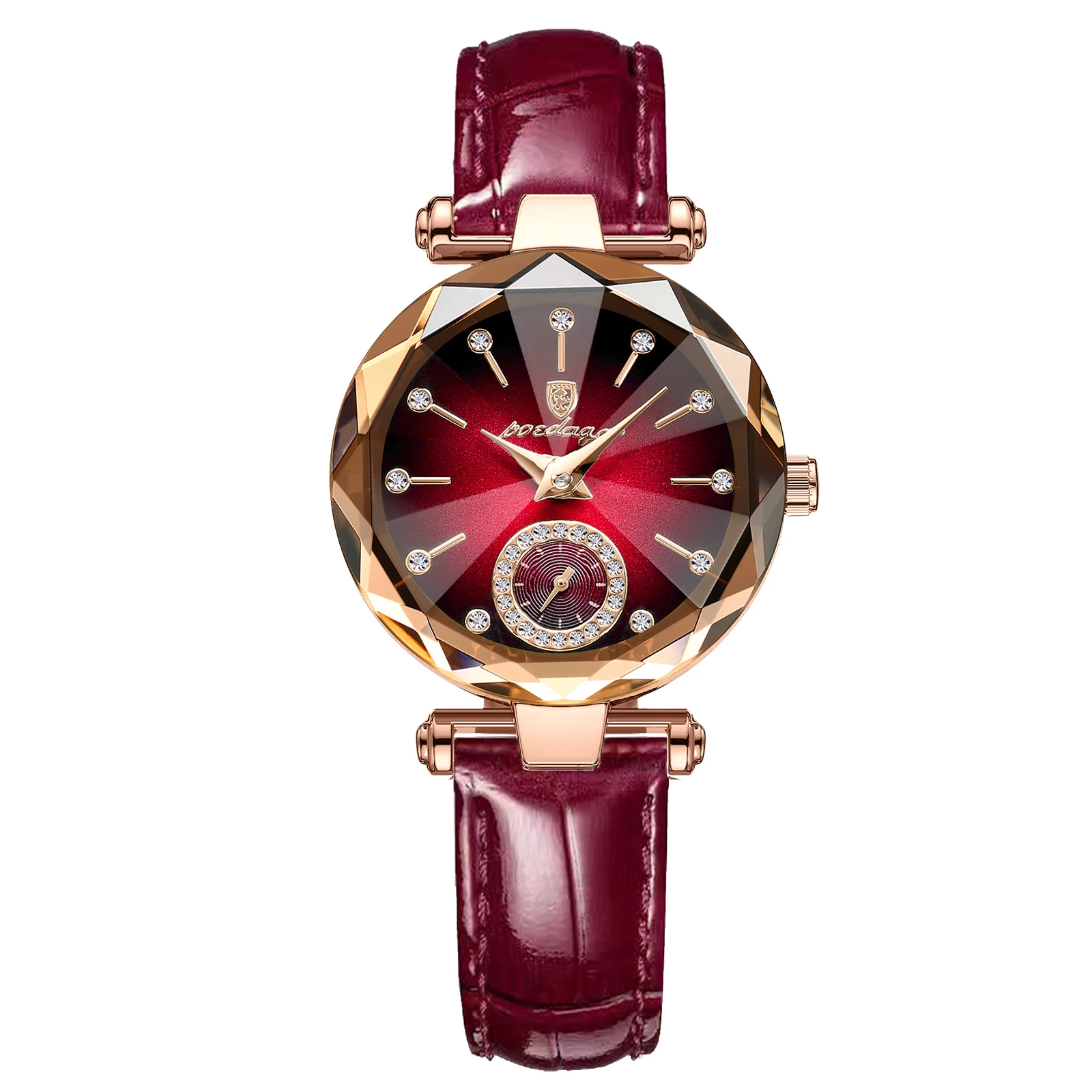 719 Rose Gold Red