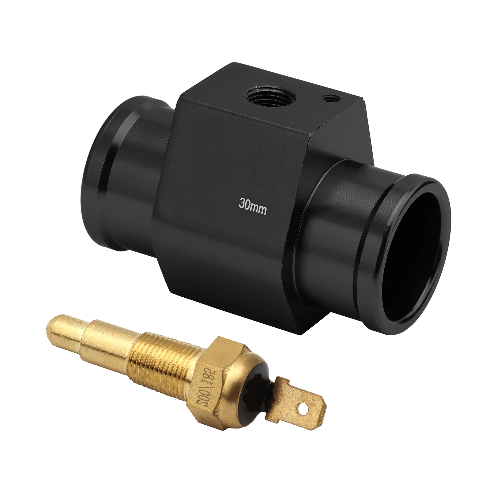  Wassertemperatur-Verbindungsrohr 40/38/36/34/32/30/28 mm Schlauchadapter mit 1/8 Zoll NPT Motorkühlgebläse Thermostat Temperatursensorschalter – Detail 3