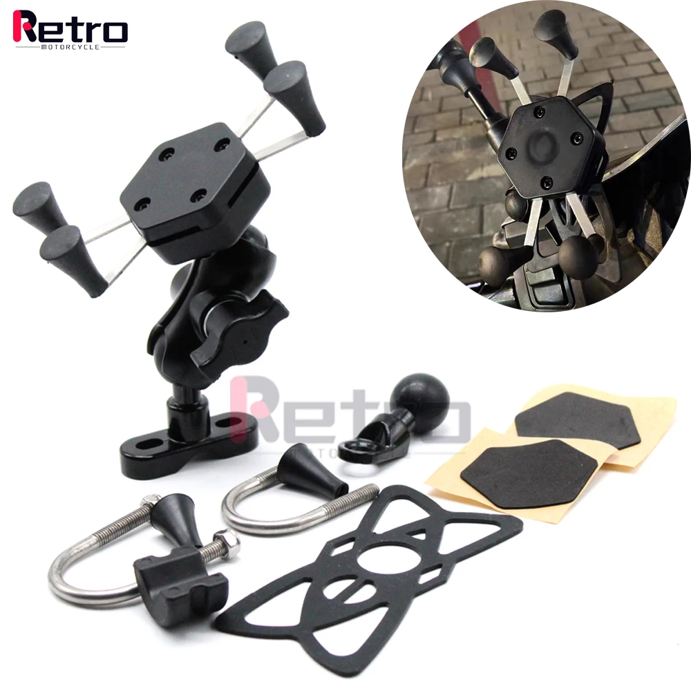 

For YAMAHA FJ-09 MT09 Tracer MT-09 FZ-09 2014-2019, SXR 900 2016-2019 Motorcycle GPS Navigation Frame Mobile Phone Mount Bracket