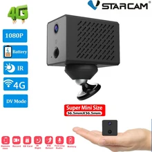 

Vstarcam 1080P 4G Battery Mini Camera 4G IP Camera 2600mAh Battery Camera DV Mini Camera IR Night Surveillance Security Camera