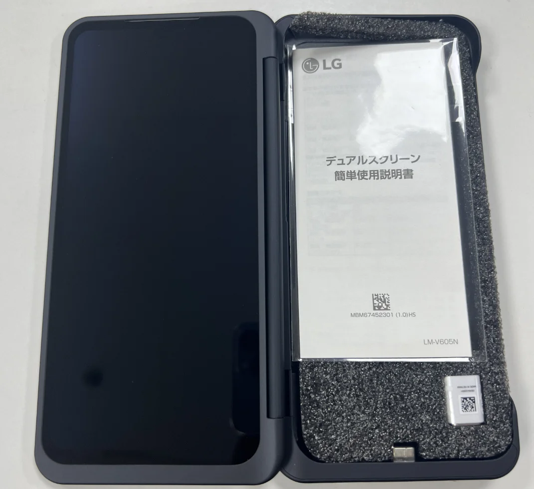 LG V60 ThinQ 5Gデュアルスクリーン LG V60 ThinQ 5G」はLGデュアルスクリーンで5G端末らしさを