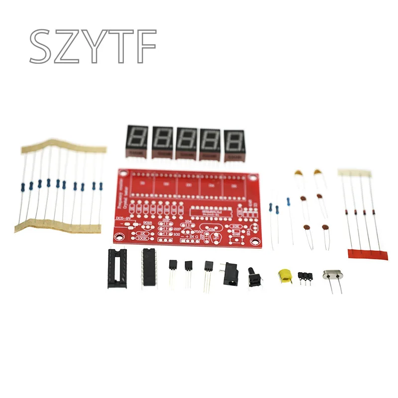 Kit contatore di frequenza fai-da-te: 1 Hz a 50 MHz, display LED, per oscillatore RF e cristallo - Image 4