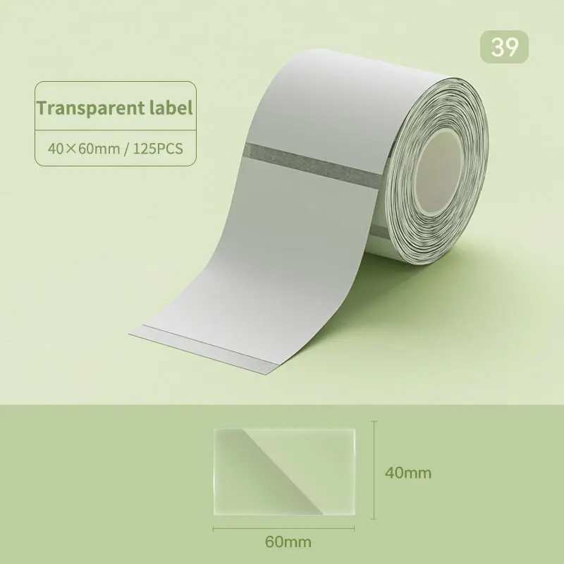 Niimbot B21/B1/B3S Thermal Label Sticker Paper Printable White 20-50mm Width Clothing Tag Commodity Price Food Self-Adhesive - Image 9