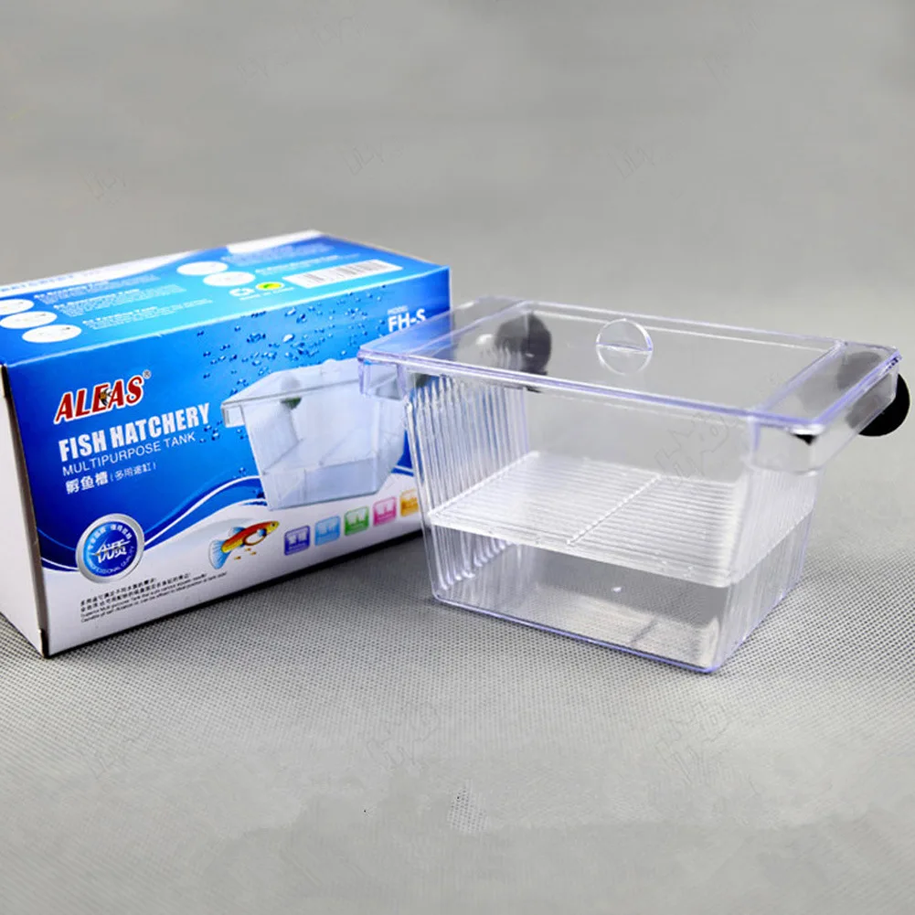 Fish Tank Isolation Box Aquarium Juvenile Fish Acrylic Breeding Incubator Holder Breeding Isolation Aquarium Hatchery