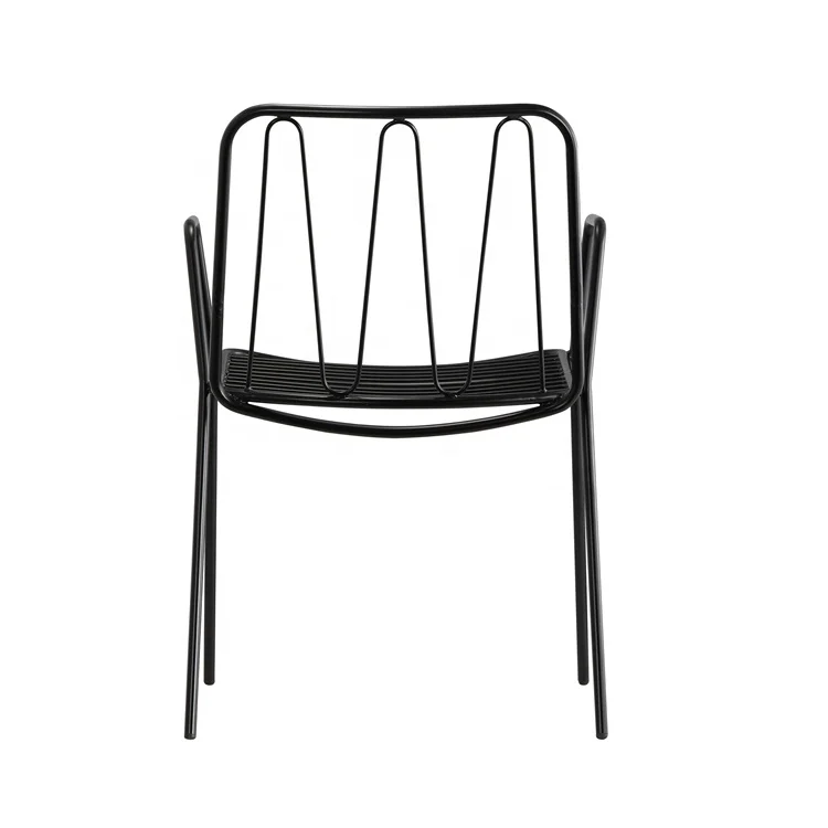 High Quality Chairs Hotel Dining Room Kitchen Chair Seat Metal Cafe Dining Chairs