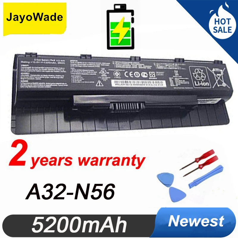 

A32-N56 Аккумулятор для ноутбука ASUS B53V B53A F45A F45U R500N R500VD F55 N56D N56DY N56J N56JK N56VM N56VV N56VZ N56VB A32 N56