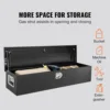 Heavy Duty Aluminum Truck Bed Tool Box, Diamond Plate Tool Box with Side Handle and Lock Keys, Storage Tool Box Chest Box 3