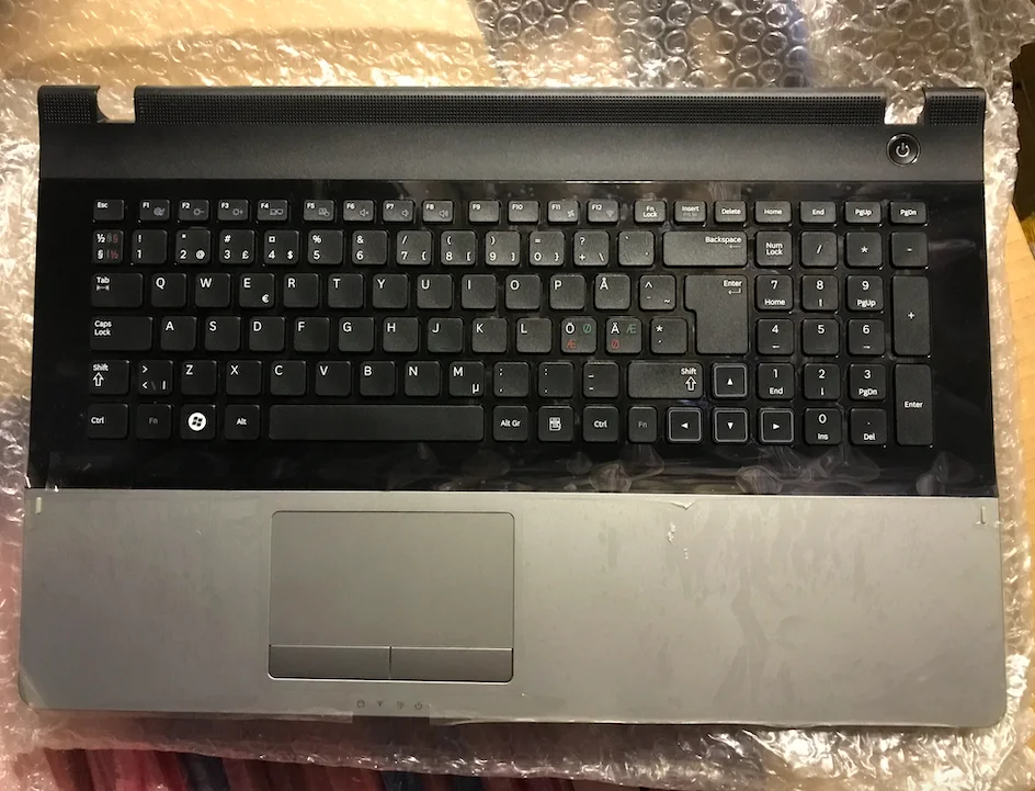 Reino Unido ru it Novo Teclado Topcase para Samsung Np300e7a 300e7a 305e7a Np305e7a Np300e7a Np-305e7a Russo Computador Portátil Palmrest Superior Case - Imagem 3
