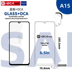 Premium Front Glass Lens Screen Touch Panel with OCA - Pack of 10 (A35)
