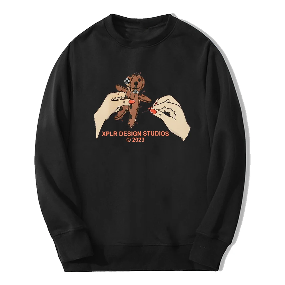 

XPLR Sam and Colby Voodoo Merch толстовки с круглым вырезом и длинным рукавом 2023 Повседневный стиль Женская мужская одежда